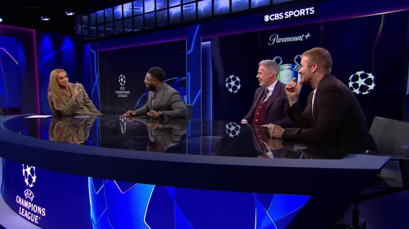 Beckham bất ngờ chia sẻ 'số điện thoại nổi tiếng nhất' trong danh bạ 5 Beckham tại chương trình CBS SPORTS. (Ảnh: Nền tảng X)