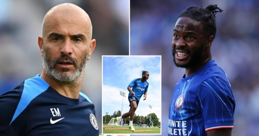 Sterling trải qua nỗi cô đơn tại Chelsea 6 Sterling không còn nằm trong kế hoạch của HLV Maresca. (Ảnh: Sky Sports)