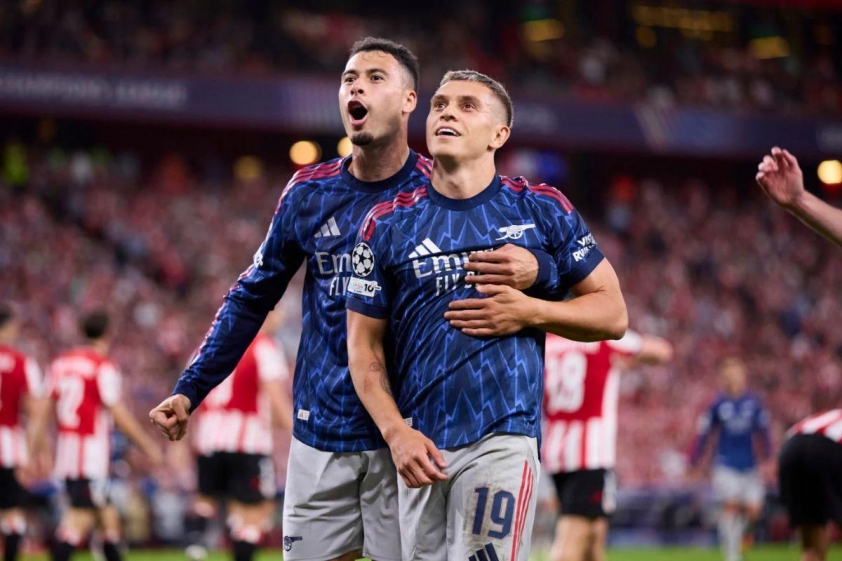 Martinelli và Trossard vào sân thay người và ghi bàn, giúp Arsenal giành chiến thắng (Ảnh: TBR Football).