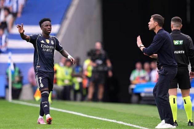 Vinicius muốn được ra sân nhiều hơn. (Ảnh: Goal)