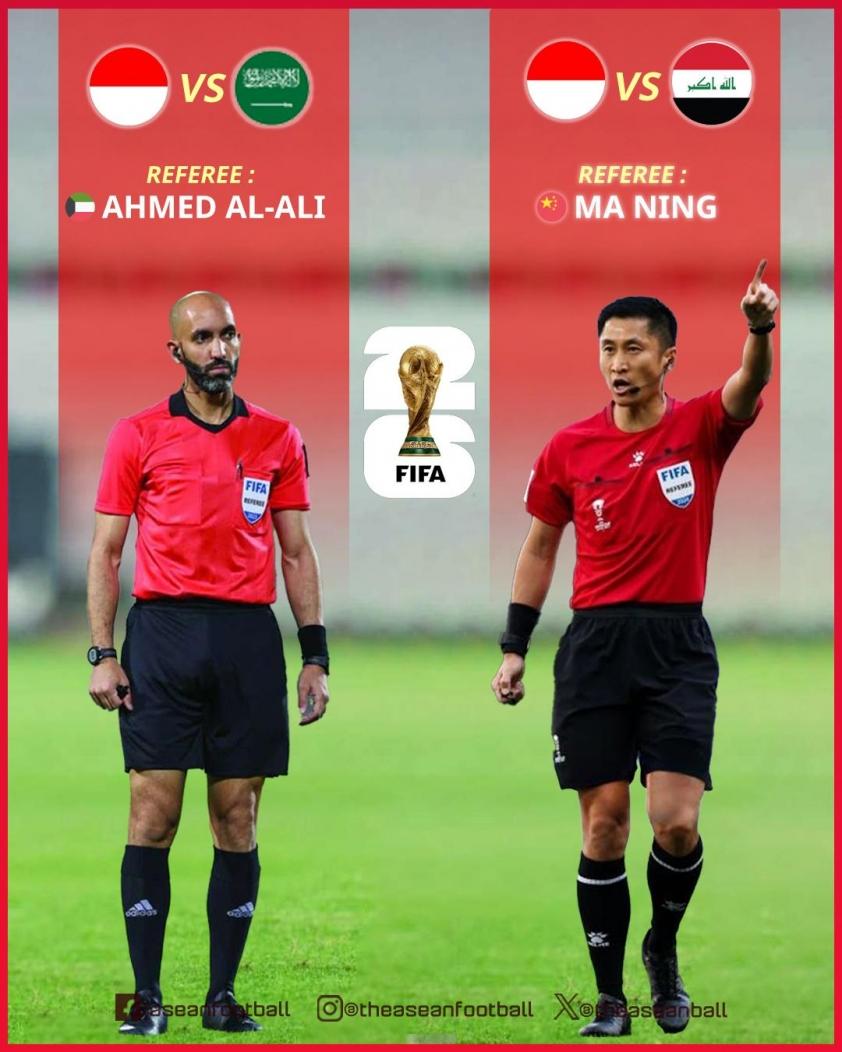 2 trọng tài chính được FIFA lựa chọn. (Ảnh: Asean Football)