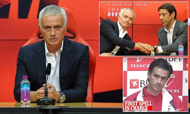 Mourinho hội ngộ Benfica. (Ảnh: Daily Mail)