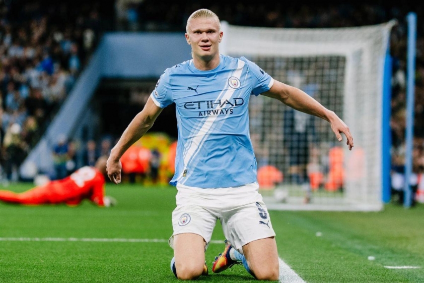 Erling Haaland chạm mốc 50 bàn thắng ở Champions League chỉ sau 49 trận ra sân (Ảnh: Trang chủ CLB).