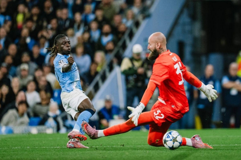 Pep Guardiola đã dành những lời khen đặc biệt cho Jeremy Doku (Ảnh: Trang chủ CLB).
