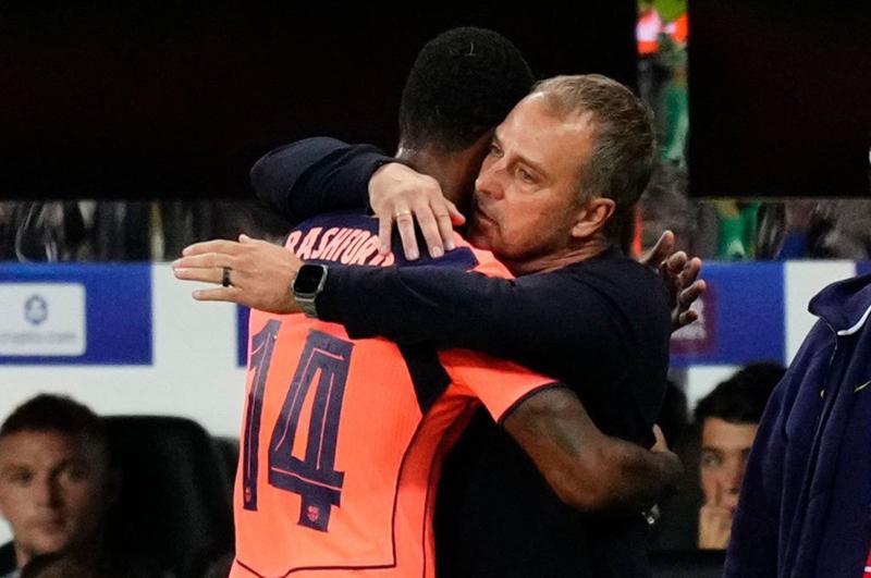 Flick rất thích Rashford nhưng luôn đề cao tính kỷ luật - Ảnh: @FabrizioRomano