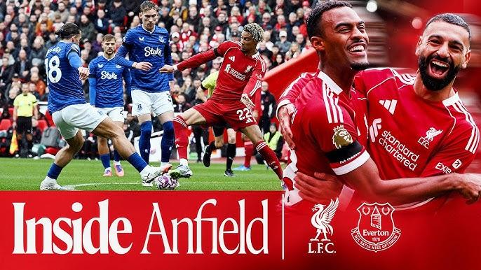 Liverpool vừa đánh bại Everton để tiếp tục dẫn đầu Premier League. (Ảnh: Goal)