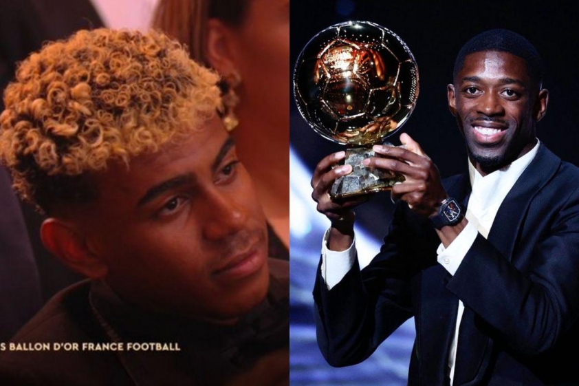 Dembele vượt qua Yamal để giành Quả bóng Vàng 2025.