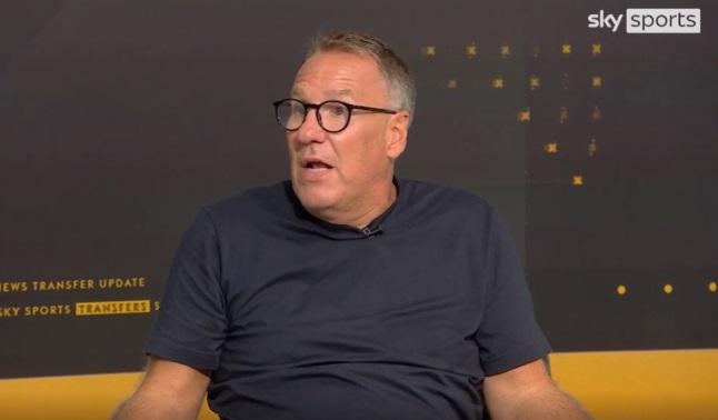 "MU nên mua sao 82 triệu bảng thay vì Sesko" 6 Paul Merson trong buổi chia sẻ với Sky Sports. (Ảnh: Sky Sports)