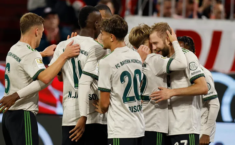 Harry Kane vượt kỷ lục ấn tượng của Ronaldo và Haaland 5 Bayern đang chơi rất ổn định ở mùa giải mới - Ảnh: @BavarianFBWorks