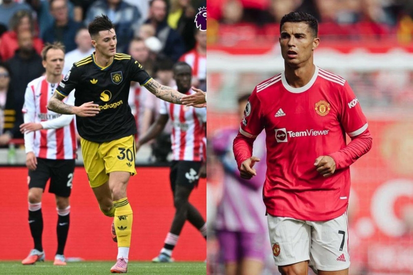 Sesko trở thành cầu thủ MU đầu tiên sau Ronaldo sút 4 lần trúng đích trong 1 hiệp đấu (Ảnh: X).