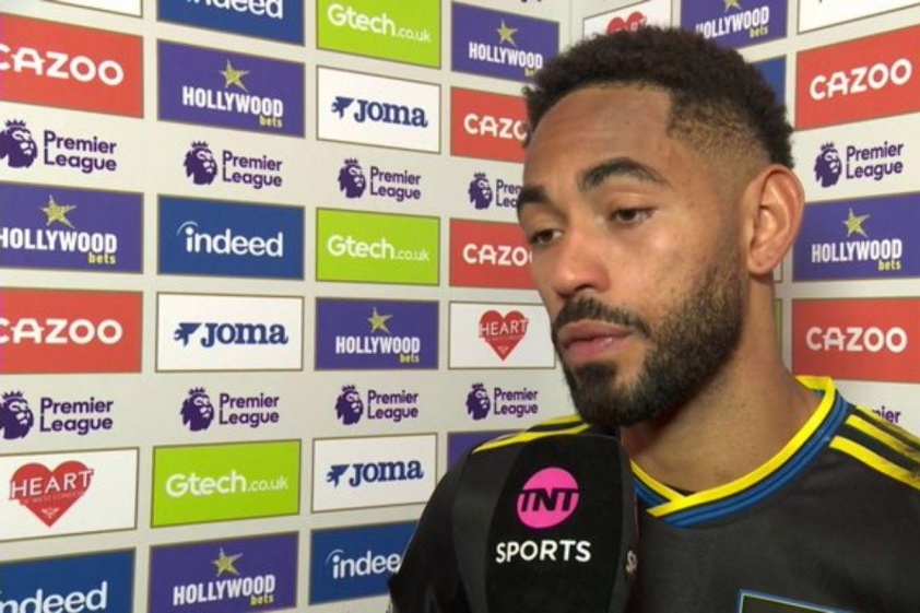 Matheus Cunha: 'Tâm trạng tại MU hiện giờ thật tệ hại' 5 Cunha trả lời phỏng vấn sau trận đấu (Ảnh: X).