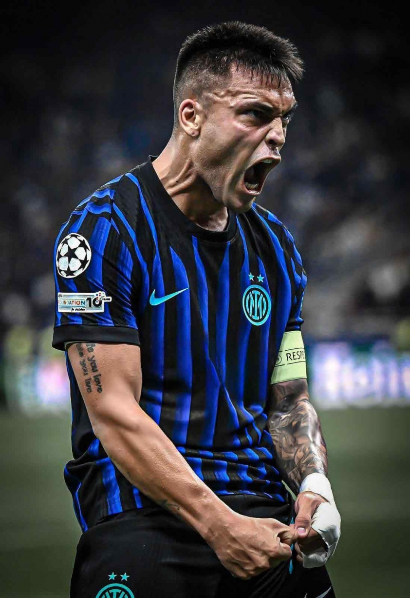 Lautaro Martinez trở thành cầu thủ đầu tiên trong lịch sử Inter Milan ghi bàn ở 7 mùa C1 liên tiếp (Ảnh: Inter Milan).