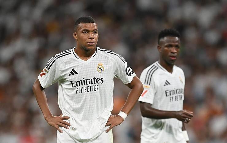 Liệu Vinicius đang thực sự bị Mbappe 'đớp hết phần' như Koke đã bảo? (Ảnh: AP).
