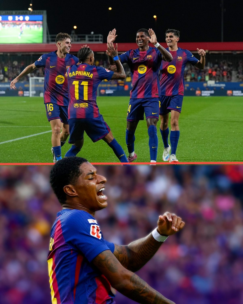 Rashford rời MU để chinh phục báo chí Tây Ban Nha 6 Ngôi sao người Anh ngày càng hoà nhập vào lối chơi của Barca. (Ảnh: LaLiga)