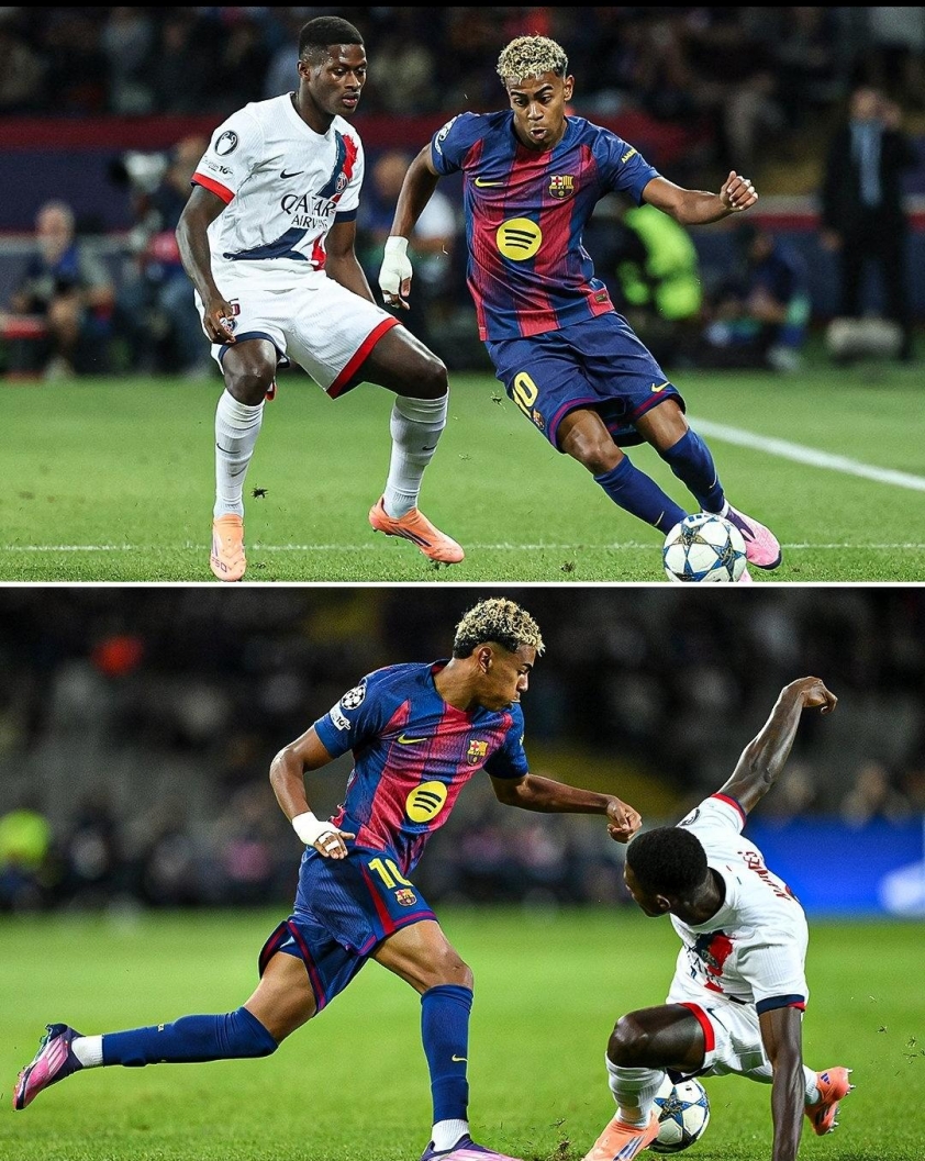 Nuno Mendes: 'Đội hình chắp vá của PSG vẫn giữ đẳng cấp cao' 5 Nuno Mendes đã làm lu mờ hoàn toàn Lamine Yamal (Ảnh: X).