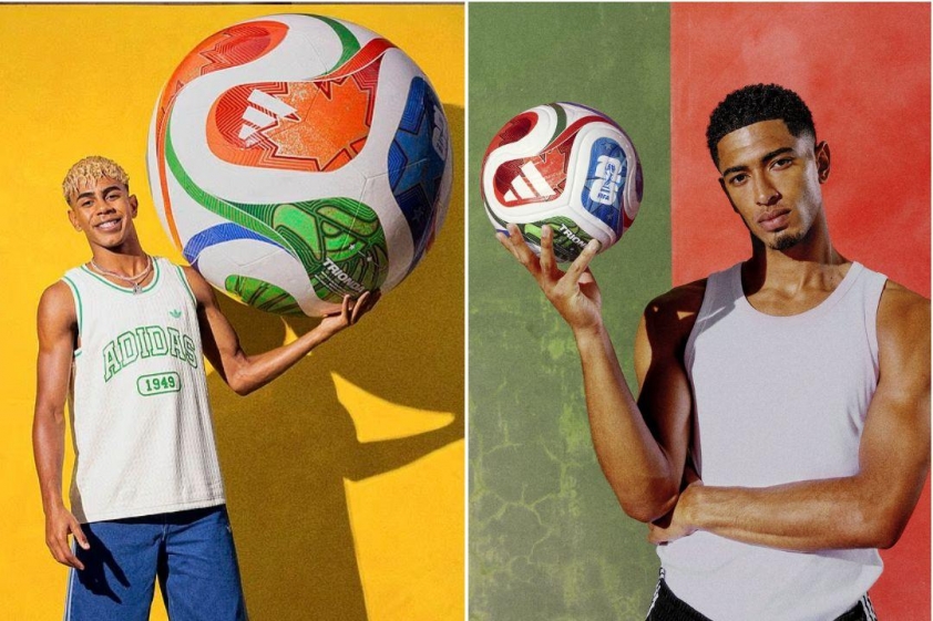 Các ngôi sao hàng đầu sẽ phải làm quen với quả bóng mới tại World Cup. (Ảnh: Adidas)