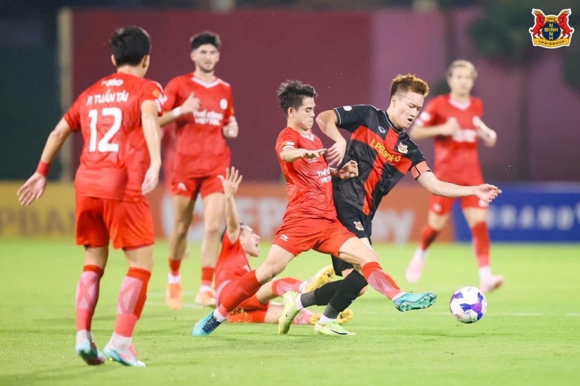 Ninh Bình FC duy trì mạch bất bại cũng nhờ việc không phải phân sức ở các đấu trường châu Á và khu vực Đông Nam Á (Ảnh: Ninh Bình FC)