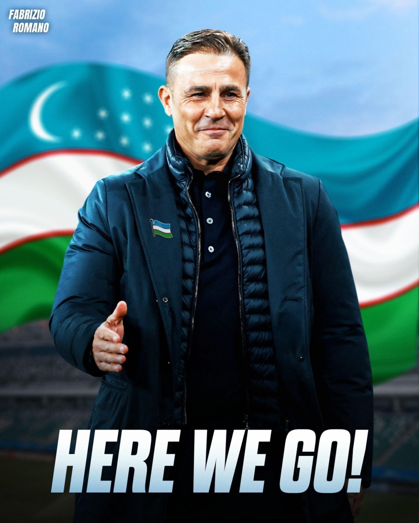 Cannavaro đạt thỏa thuận dẫn dắt ĐTQG Uzbekistan (Ảnh: Fabrizio Romano).