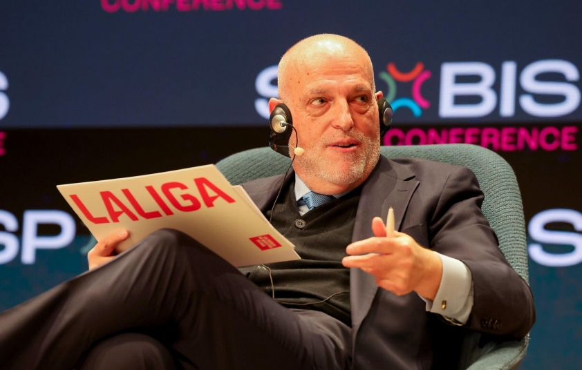 Tebas đang làm tốt nhiệm vụ điều hành La Liga - Ảnh: @Marca