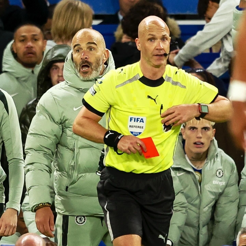 Enzo Maresca bị truất quyền chỉ đạo vì ăn mừng cuồng nhiệt (Ảnh: X).
