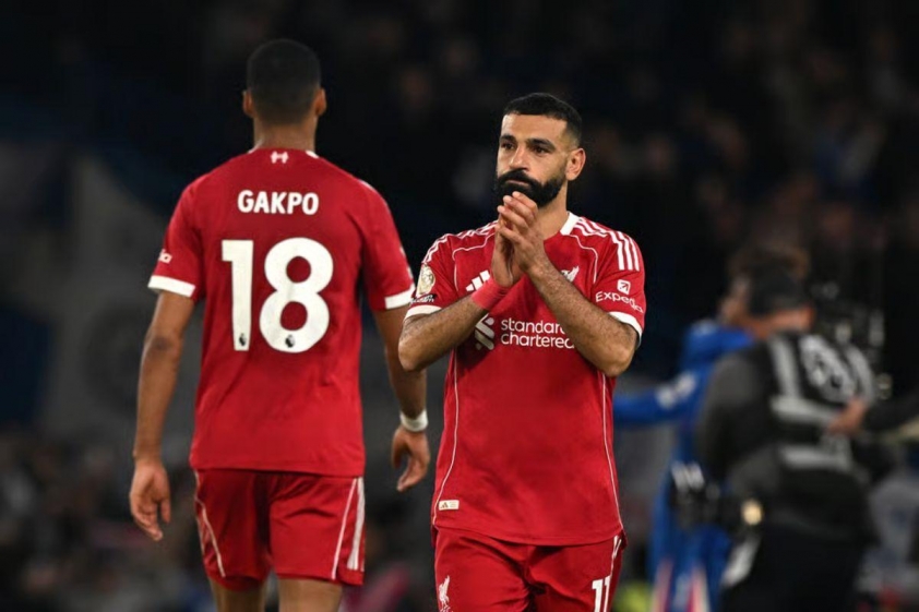 Salah đã không ghi bàn ở 4 trận gần nhất cho Liverpool (Ảnh: Evening Standard).