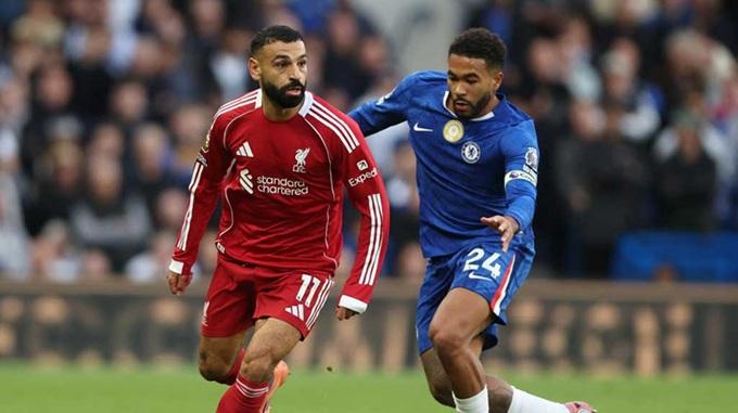Salah đang rất chật vật tại Liverpool. (Ảnh: Sky Sports)