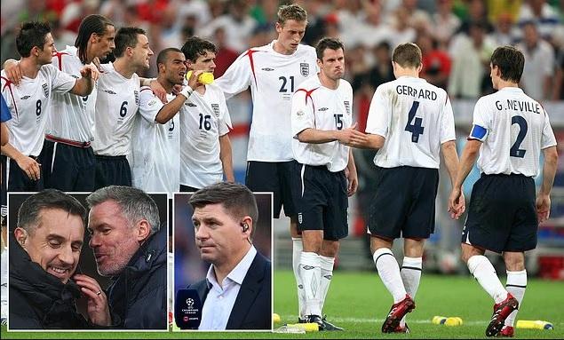 Tuyển Anh chưa từng vượt qua tứ kết ở các giải lớn trong thời Gerrard thi đấu. (Ảnh: Daily Mail)