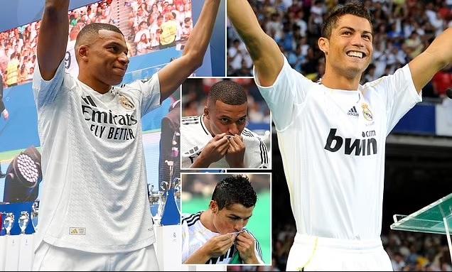 Mbappe đang bước có những khởi đầu không hề kém cạnh siêu sao người Bồ. (Ảnh: Goal)