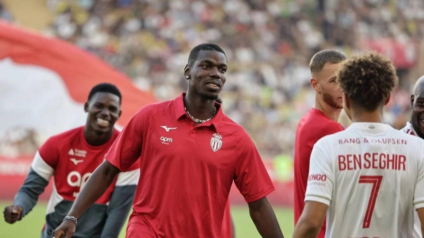 Pogba vẫn chưa thể có trận ra mắt cho Monaco. (Ảnh: ESPN)