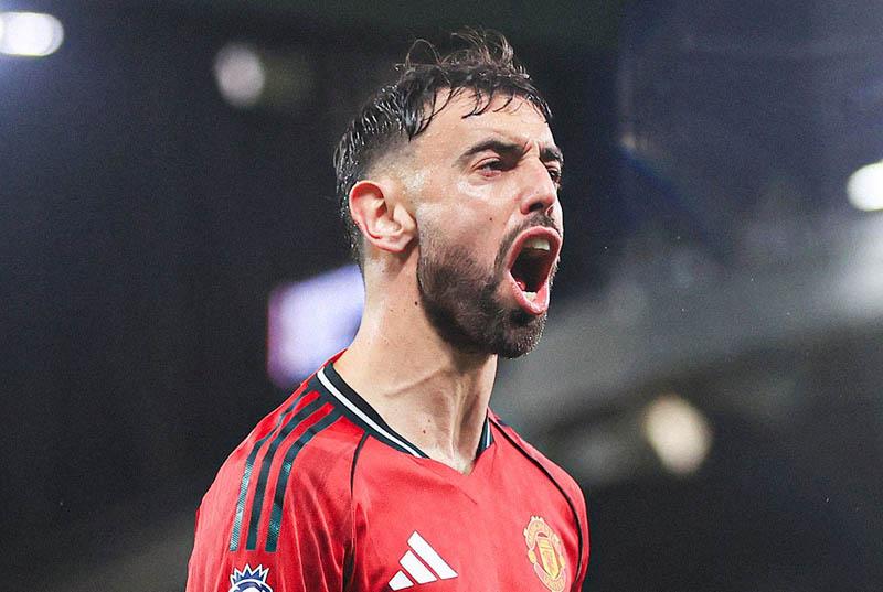 Bruno Fernandes đang là trụ cột của MU - Ảnh: @footballontnt