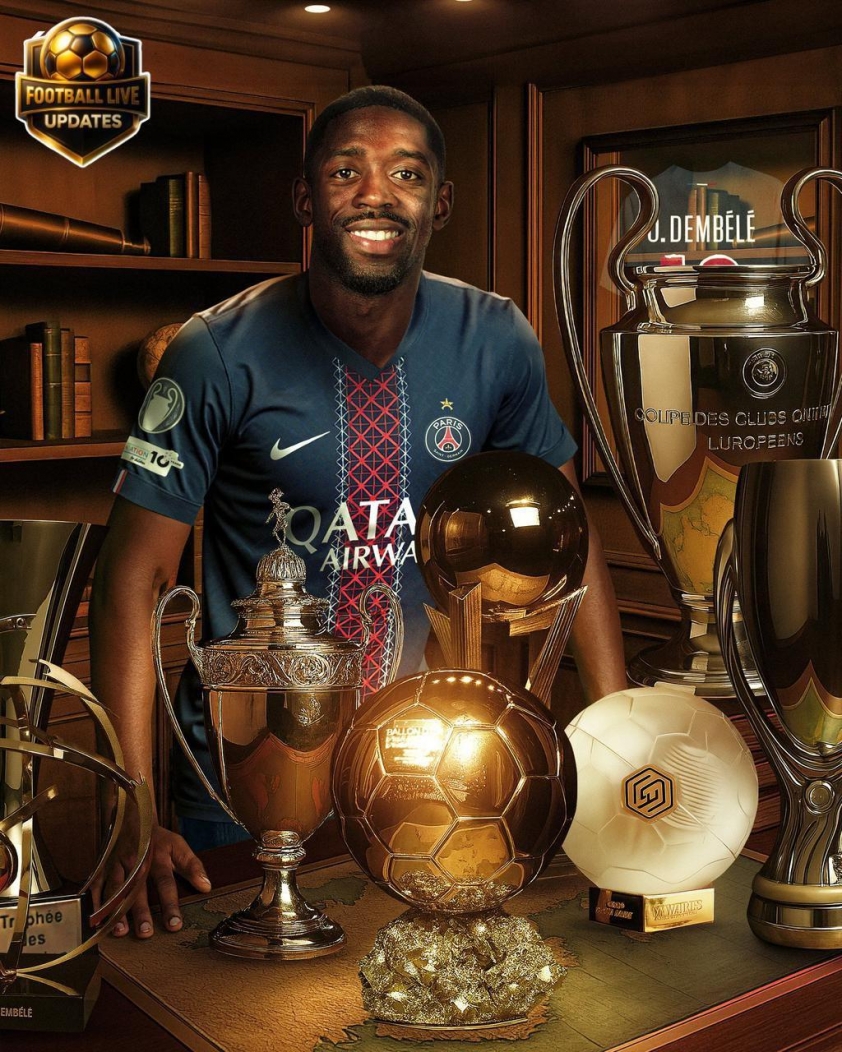 Dembele muốn được tăng lương sau mùa giải thành công rực rỡ cùng PSG. (Ảnh: kiddojunior10)
