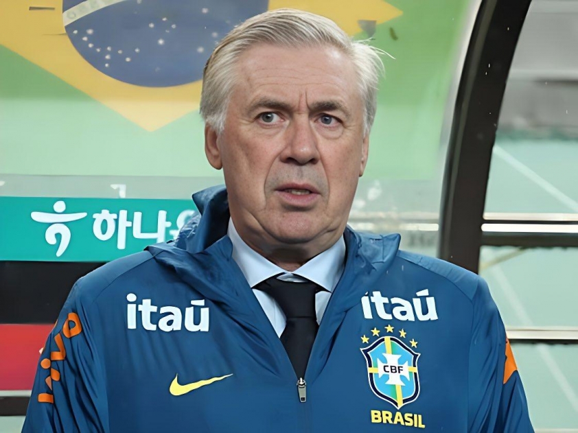 Ancelotti sẽ còn nhiều thứ phải làm để giúp Brazil ổn định hơn - Ảnh: @TouchlineX