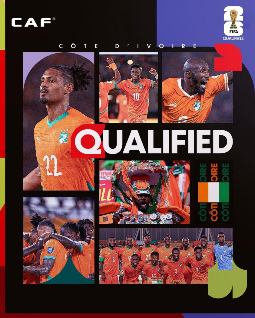 Bờ Biển Ngà chính thức trở lại World Cup sau 12 năm vắng bóng (Ảnh: CAF Online).