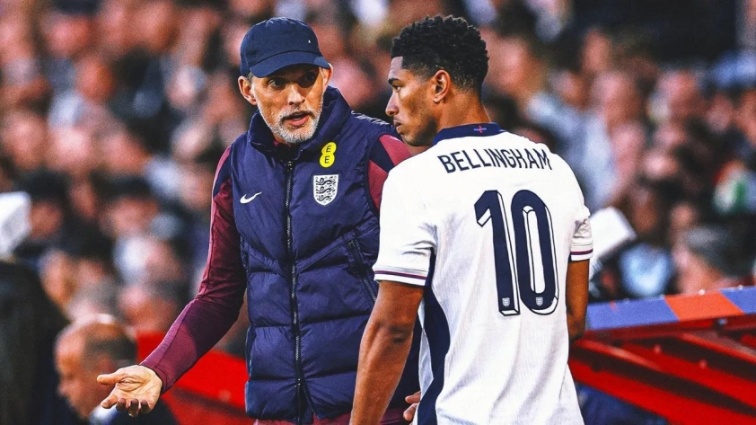 Bellingham rất khao khát được trở lại tuyển Anh lúc này. (Ảnh: Sky Sports)