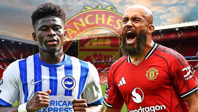 Mbeumo muốn 'dụ dỗ' ngôi sao 100 triệu bảng gia nhập MU 4 Mbeumo đánh giá rất cao tài năng của Baleba. (Ảnh: Goal)