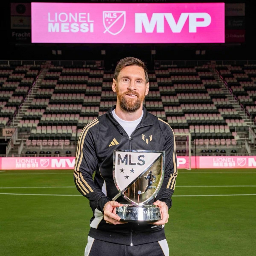 Messi là Cầu thủ xuất sắc nhất MLS 2025 (Ảnh: X).