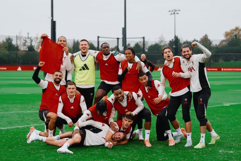 Tinh thần của dàn sao Liverpool đang rất tốt - Ảnh: @LFC