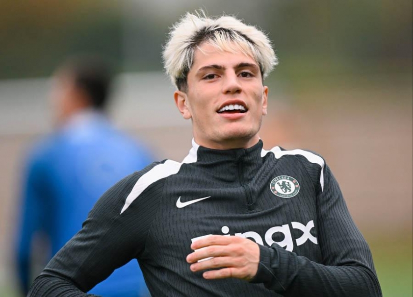 Garnacho vẫn cần thời gian hòa nhập ở Chelsea - Ảnh: BBC