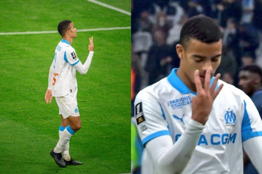 Mason Greenwood ghi 4 bàn, giúp Marseille chiếm ngôi đầu Ligue 1 từ tay PSG (Ảnh: X).