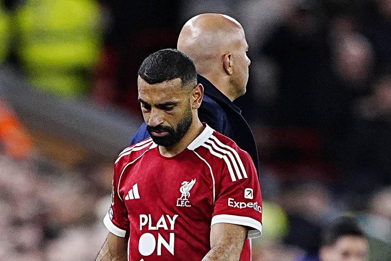 Slot nên tính toán loại dần tầm ảnh hưởng của Salah ở Liverpool - Ảnh: @ActuFoot_