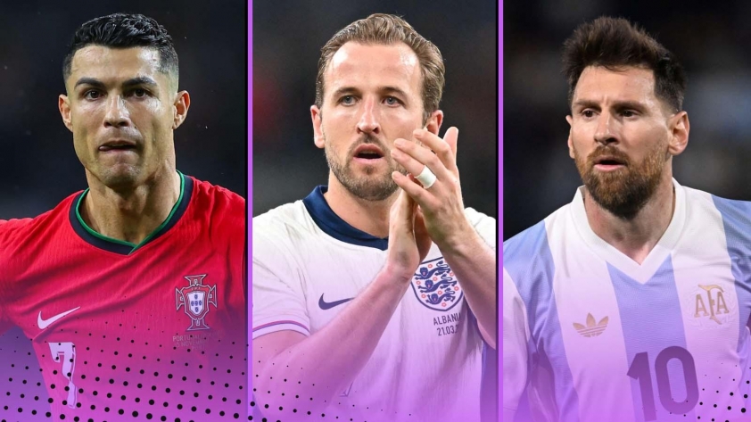 Kane khâm phục đẳng cấp của 2 cầu thủ xuất chúng nhất lịch sử bóng đá. (Ảnh: Planet Football)