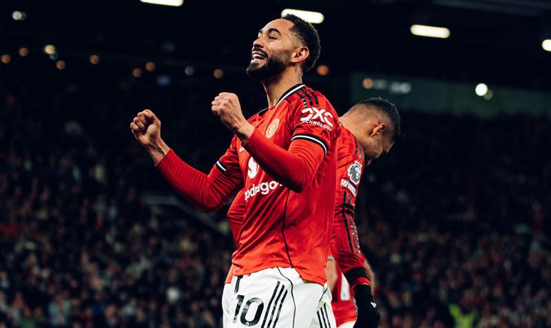 Ruben Amorim đưa 'bình minh' trở lại MU 7 Niềm vui của Cunha sau khi phá lưới Brighton - Ảnh: @ManUTD