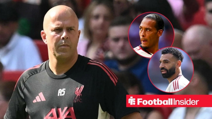 Van Dijk và Salah: Nguyên nhân khiến Liverpool sa sút phong độ 5 Slot đang phải đối mặt với quá nhiều vấn đề tại Liverpool. (Ảnh: FootballInsider)