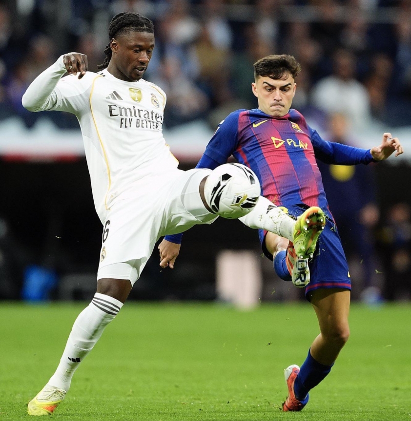 Camavinga tạo nên chất thép cho khu trung tuyến của Real. (Ảnh: Totalcristiano)