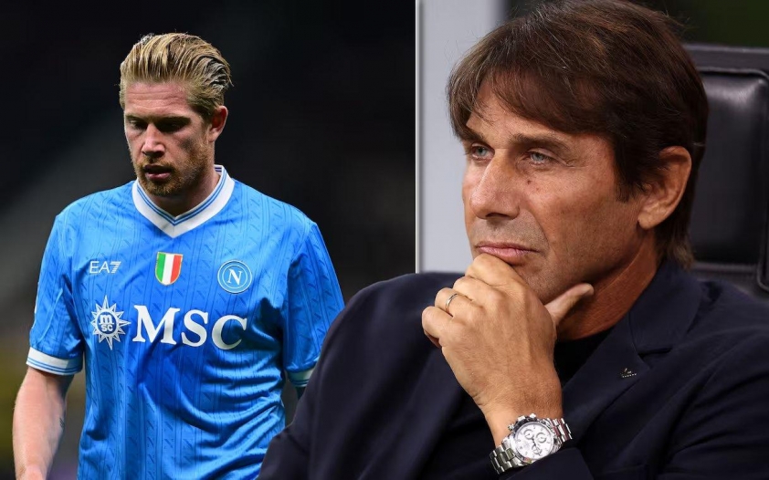 Napoli nhận tin xấu về De Bruyne 5 Conte càng thêm đau đầu vì sự vắng mặt của De Bruyne. (Ảnh: JosRodriguez37)