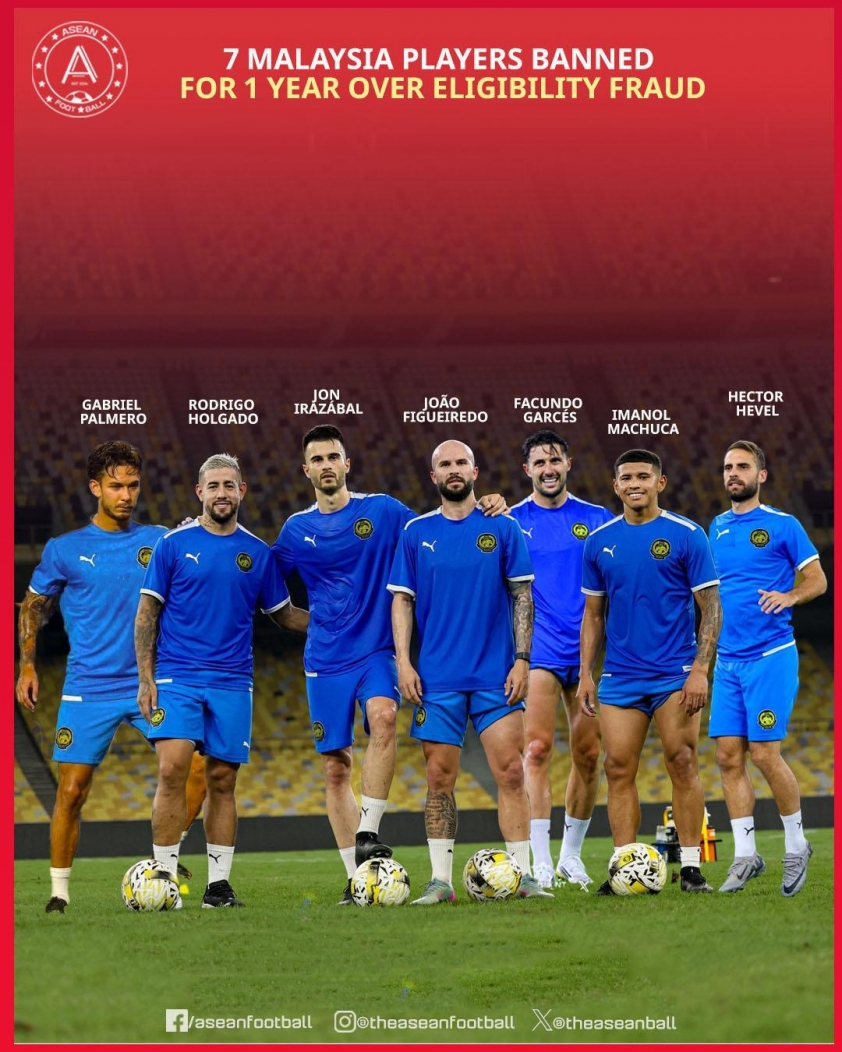 Tương lai nào dành cho các cầu thủ nhập tịch của Malaysia? (Ảnh: Asean Football)