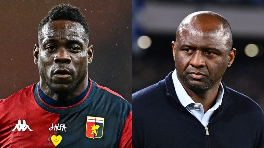Balotelli bất ngờ chỉ trích huyền thoại Arsenal 4 Mối quan hệ giữa Balotelli và Vieira đã rất tệ khi cả hai làm việc chung tại Genoa (Ảnh: GOAL).