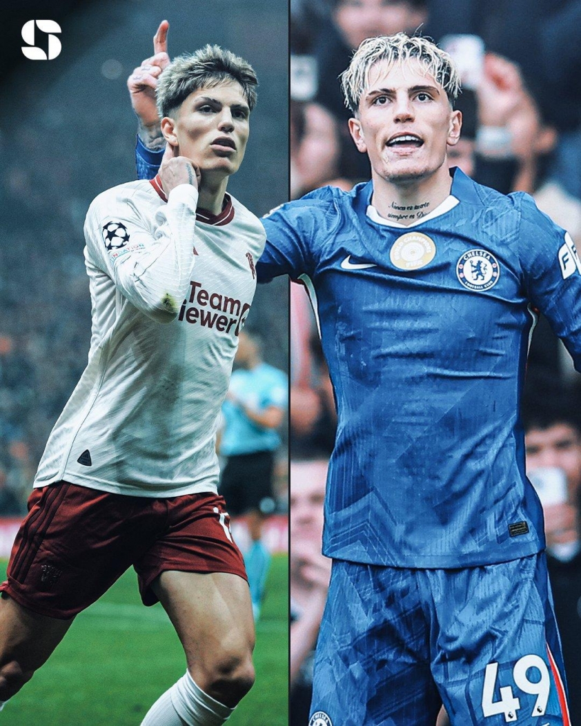 Garnacho lập kỷ lục chưa có trong lịch sử bóng đá Anh 6 Garnacho trở thành cầu thủ đầu tiên ghi bàn tại Champions League cho hai CLB Anh khác nhau khi mới 21 tuổi (Ảnh: Squawka).