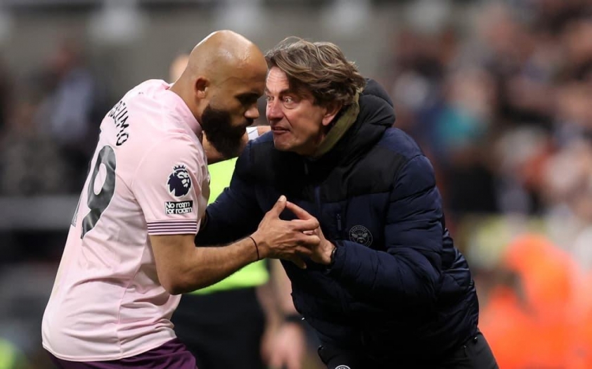 HLV Tottenham ngưỡng mộ Amorim trước thềm trận đại chiến 7 Mbeumo và Frank từng có mối quan hệ rất tốt khi cả hai còn ở Brentford (Ảnh: REUTERS).