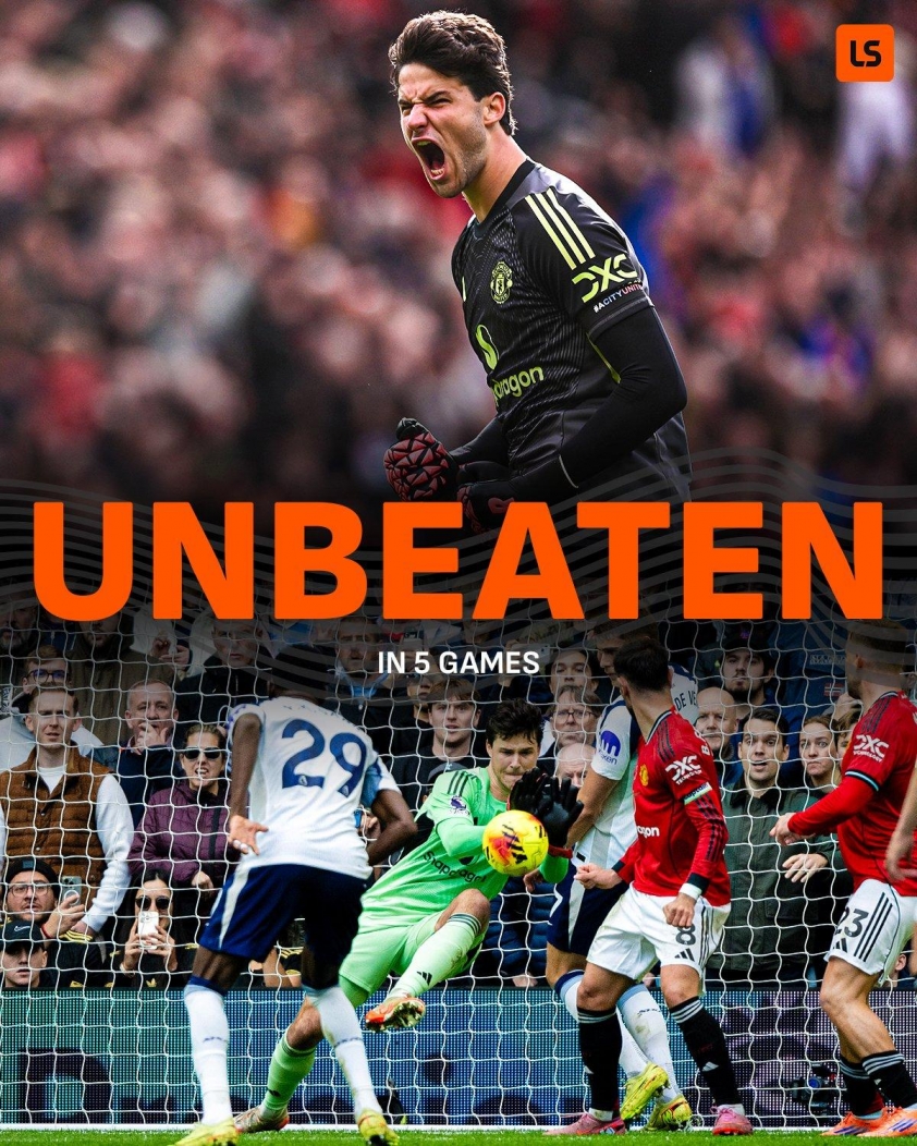 Man United bất bại kể từ khi Senne Lammens ra mắt (Ảnh: Livescore).